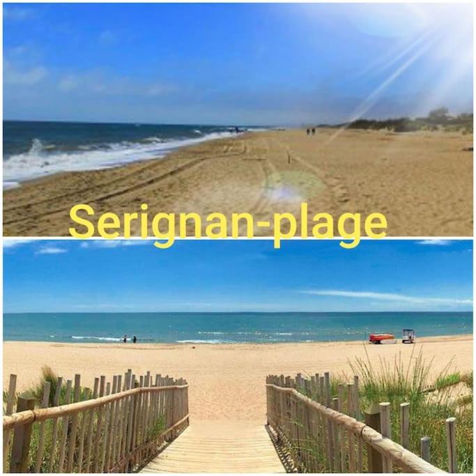 Un Bol D'Air Frais Et De Soleil Entre Campagne Et Plage Villa Beziers Exterior photo